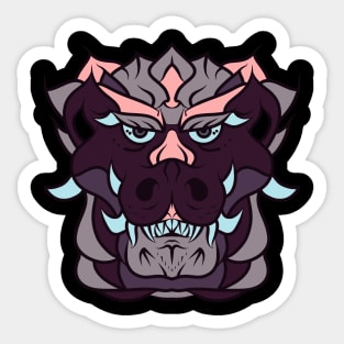 Dragon face Sticker